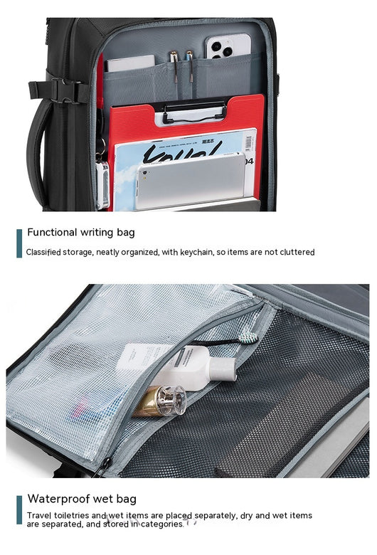 Mochila Ejecutiva Multifuncional Impermeable Oxford - Ideal para Viajes y Negocios - Image 11