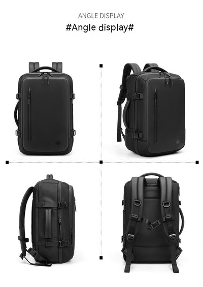 Mochila Ejecutiva Multifuncional Impermeable Oxford - Ideal para Viajes y Negocios - Image 17