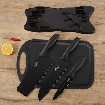 Set de Cuchillos de Acero Negro Profesional para Cocina - Image 7