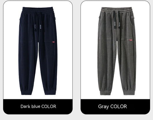 Pantalones de Pana Ancha Talla Grande para Hombre - Estilo Deportivo Casual - Image 43