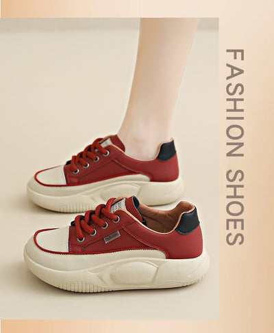 Zapatillas Blancas de Cuero para Mujer - Cómodas y Transpirables - Image 22