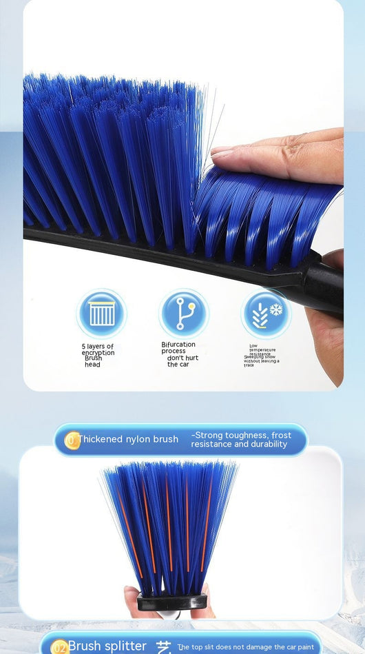 Raspador de Hielo y Nieve para Auto con Mango Largo - Multifunción sin Dañar la Pintura - Image 30