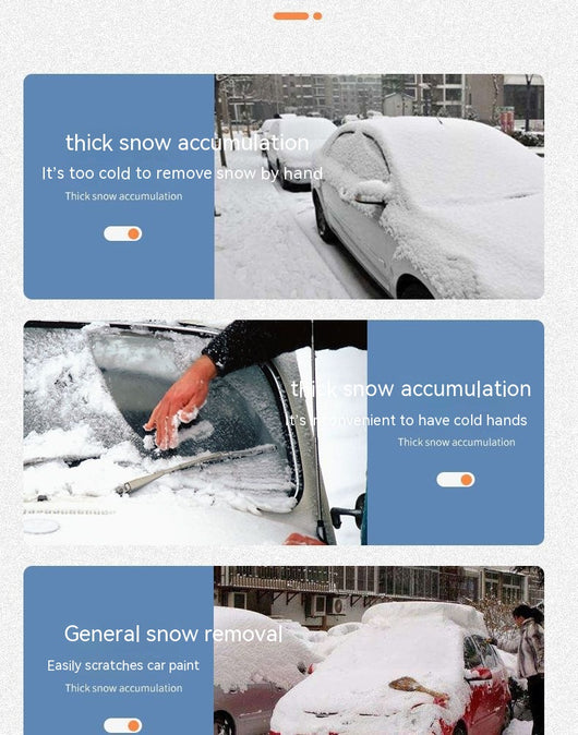 Raspador de Hielo y Nieve para Auto con Mango Largo - Multifunción sin Dañar la Pintura - Image 33