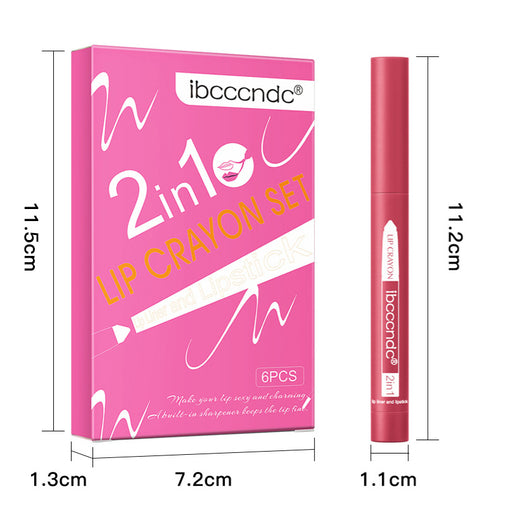 Delineador y Labial 2 en 1 de Fácil Aplicación - Image 6