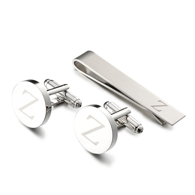 Gemelos Iniciales para Hombre - Letra A con Clip de Cuello - Image 9