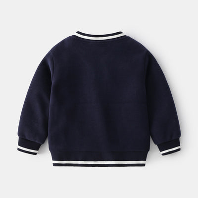 Cardigan Tipo Hoodie Cuello V para Niño - Abrigo Ligero - Image 9