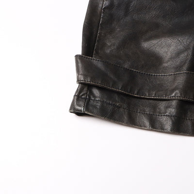 Overol Ancho de Cintura Alta con Bolsillos y Diseño Exclusivo en PU - Image 13