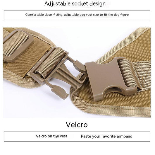 Traje Impermeable para Perros Grandes con Tirantes 1000D - Image 23