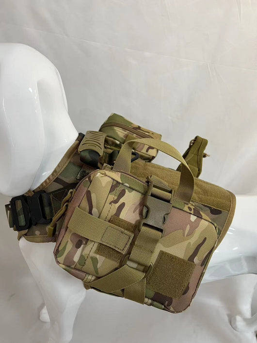 Traje Impermeable para Perros Grandes con Tirantes 1000D - Image 30