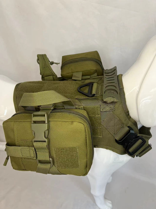 Traje Impermeable para Perros Grandes con Tirantes 1000D - Image 31