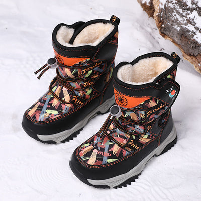 Botas de Nieve Térmicas para Niños - Algodón Grueso y Calidez Extrema - Image 10