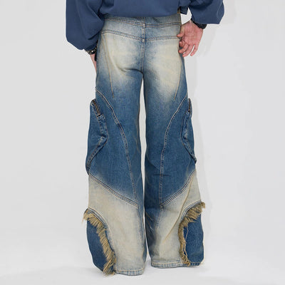 Jeans de Trabajo Pesado con Bolsillos Estructurados y Teñido Artesanal - Image 12