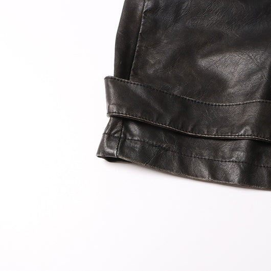 Overol Ancho de Cintura Alta con Bolsillos y Diseño Exclusivo en PU - Image 29