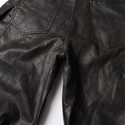 Overol Ancho de Cintura Alta con Bolsillos y Diseño Exclusivo en PU - Image 32