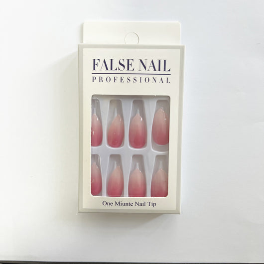 Parches de Uñas Minimalistas Degradado Durazno Polvo Apricot - Image 12