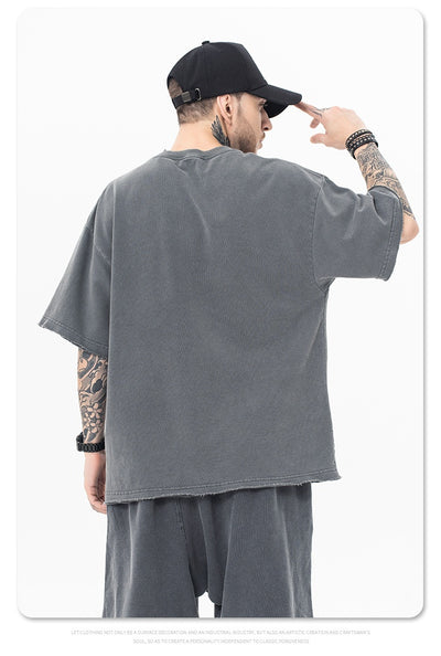 Camiseta Retro con Alfabeto de Manga Corta - Image 18