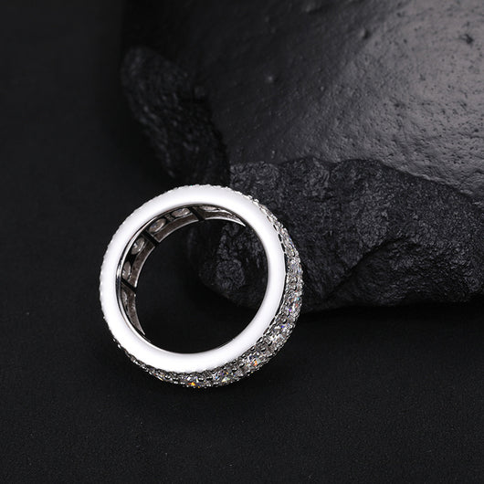 Anillo de Plata Esterlina 925 con Moissanita Exquisito - Image 18