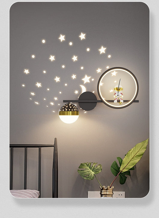 Lámpara Infantil Astronauta con Cielo Estrellado para Dormitorio - Image 20