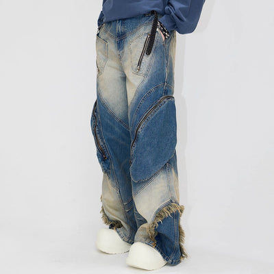 Jeans de Trabajo Pesado con Bolsillos Estructurados y Teñido Artesanal - Image 17