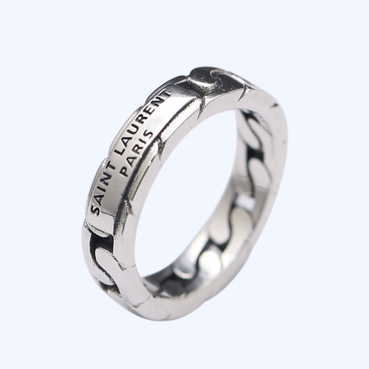 Anillo de Cadena Creativa en Plata Esterlina S925 - Image 7