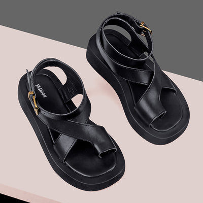 Sandalias Romanas Mujer con Suela Gruesa y Tacón Alto - Image 10
