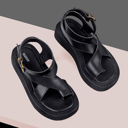 Sandalias Romanas Mujer con Suela Gruesa y Tacón Alto - Image 10