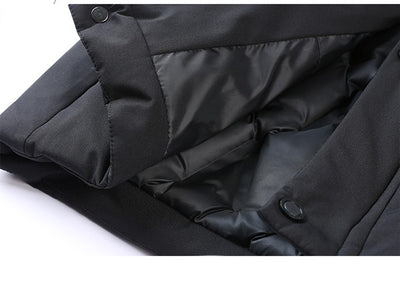 Chaqueta Acolchada de Invierno con Capucha para Hombre - Image 13