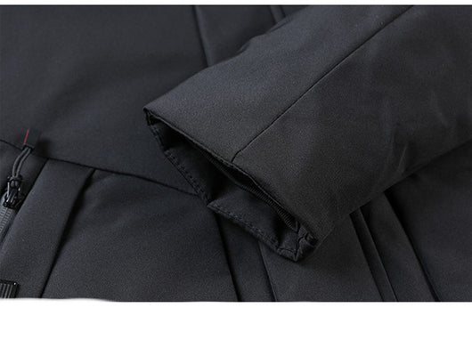 Chaqueta Acolchada de Invierno con Capucha para Hombre - Image 14