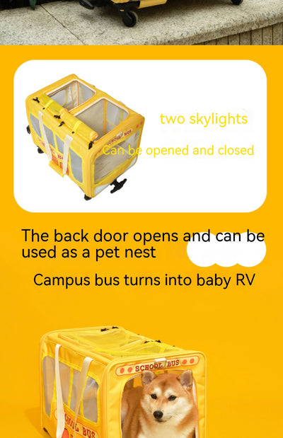 Transportín-Nido Plegable para Gatos Campus Bus - Image 10