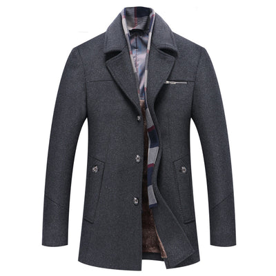 Abrigo de Lana para Hombre con Estilo Versátil - Image 13