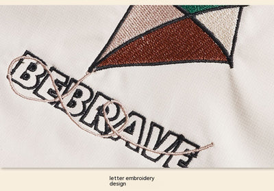 Chaqueta Acolchada Reversible para Parejas con Bordado de Cometa y Contraste de Colores - Image 36