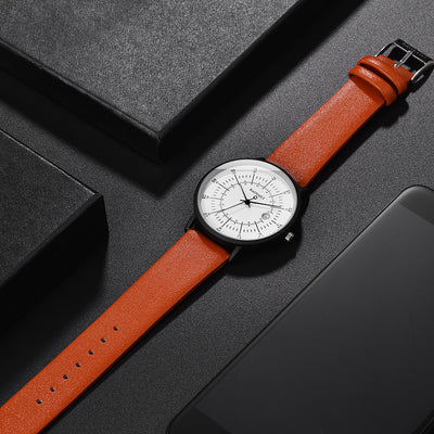 Reloj Personalizado Casual con Correa de Cuero