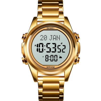 Reloj Electrónico Árabe para Hombre Acero Inoxidable Diseño Fashion - Image 11