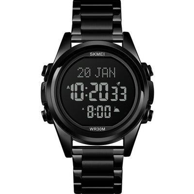 Reloj Electrónico Árabe para Hombre Acero Inoxidable Diseño Fashion - Image 12
