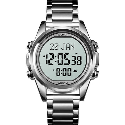 Reloj Electrónico Árabe para Hombre Acero Inoxidable Diseño Fashion - Image 14