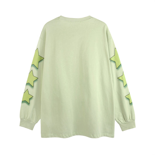 Camiseta Manga Larga Cuello Redondo con Estampado de Letras - Image 31