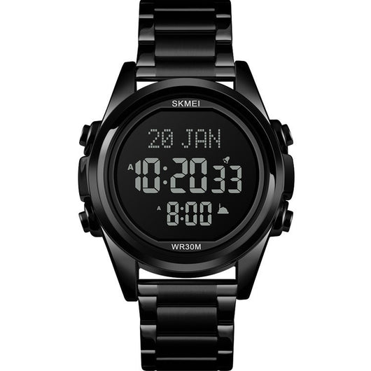 Reloj Electrónico Árabe para Hombre Acero Inoxidable Diseño Fashion - Image 19