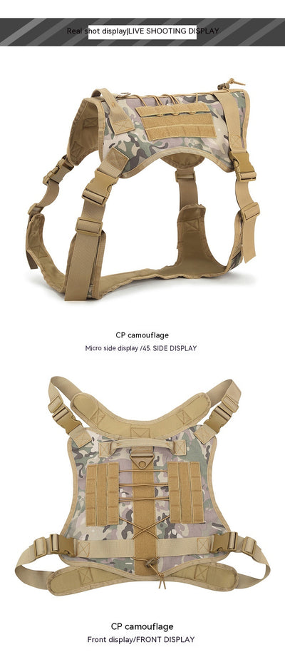 Correa Táctica Ajustable de Nylon para Perros Grandes - Image 23