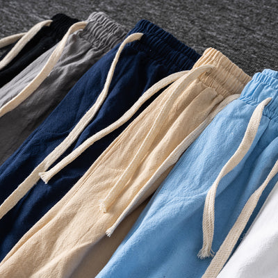 Shorts de Algodón para Hombre Cintura Elástica Verano - Image 9