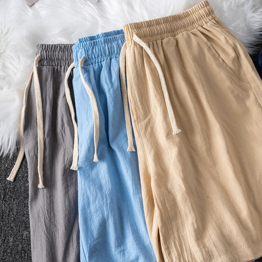Shorts de Algodón para Hombre Cintura Elástica Verano - Image 10