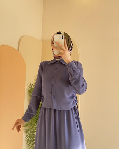 Vestido Camisa Árabe Elegante Manga Larga - Image 20