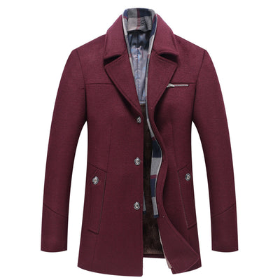 Abrigo de Lana para Hombre con Estilo Versátil - Image 18