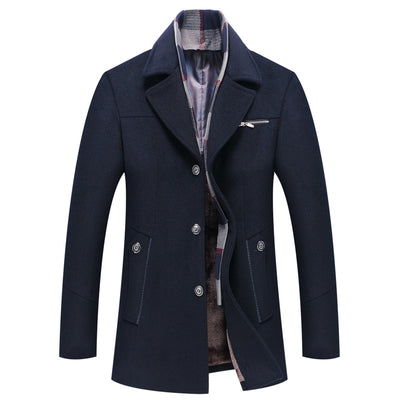 Abrigo de Lana para Hombre con Estilo Versátil - Image 21