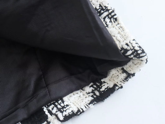 Abrigo Tipo Blazer Doble Botonadura Pata de Gallo para Mujer - Image 20