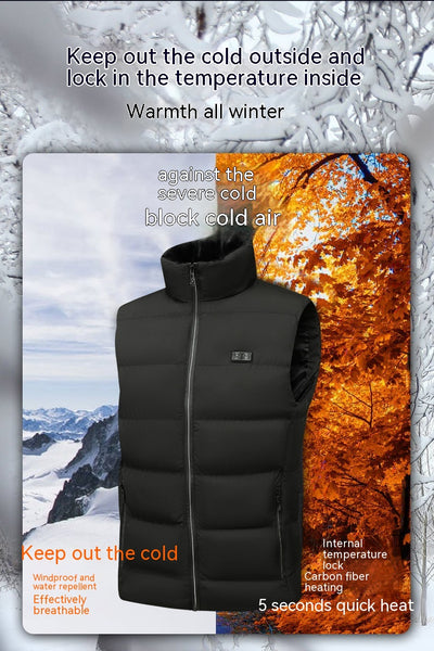 Chaleco Calefactable de Invierno con 15 Zonas y Control Dual - Image 18