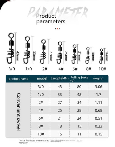 Conector Giratorio en Anillo 8 de Acero Inoxidable - Image 25
