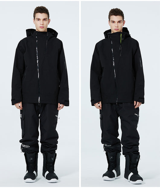 Traje de Esquí Unisex Impermeable y Cortaviento con Doble Capa Térmica - Image 60