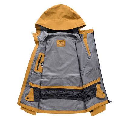 Traje de Esquí Unisex Impermeable y Cortaviento con Doble Capa Térmica - Image 86