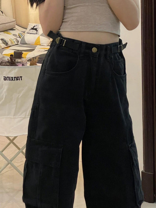 Jeans Rectos Retro con Dobladillo Mop - Image 16