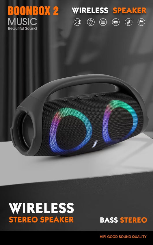 Parlante Portátil War Drum con Bluetooth, Luces RGB y Resistencia al Agua - Image 10